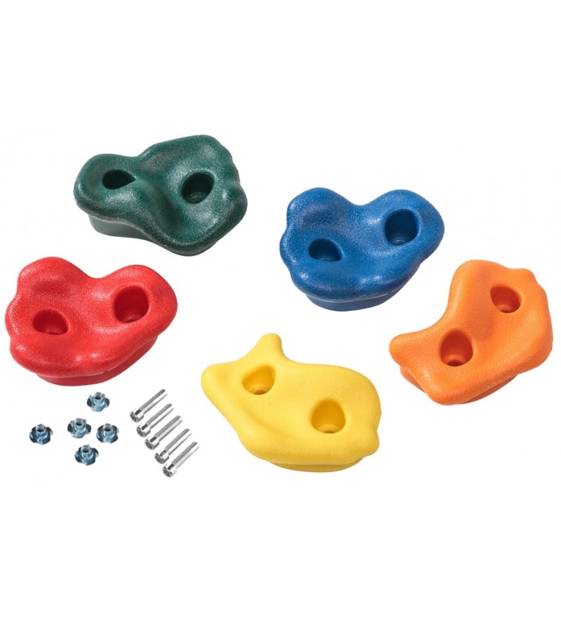 Climbing plastic stones for children's playground