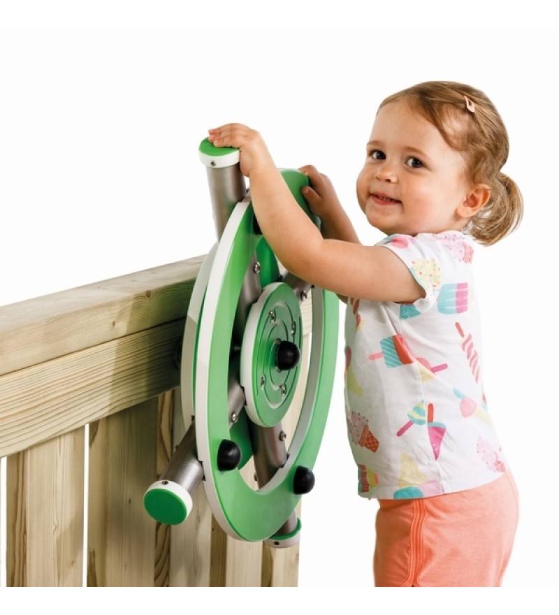 Stainless steel playground rudder