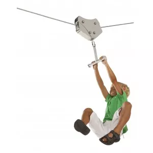 Zjazd linowy ze stali nierdzewnej