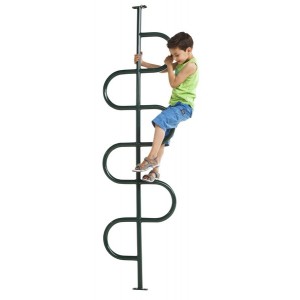 Metalowy drążek spiralny do wspinania z dzieckiem