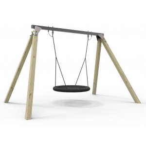 Metal playground swing beam - 2 hangers
