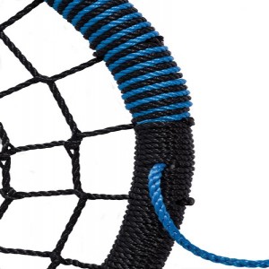 Bocianie gniazdo oval zielone z dzieckiem