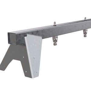 Metal playground swing beam - 4 hangers