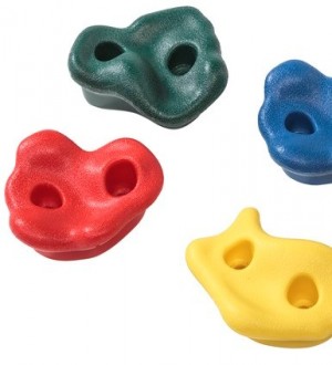 Climbing plastic stones for children's playground