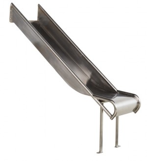 Stainless steel slide 2.3m Steg - 1250mm