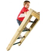 Metalowy zestaw do akrobacji z chłopcem