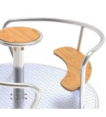 Viento roundabout - wooden seats