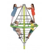 Rope climbing structure - Diamond with reinforced rope