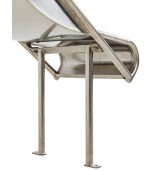 Stainless steel slide 2.7m Steg - 1500mm