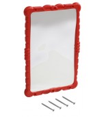 Lustro na plac zabaw czerwone