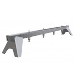 Metal playground swing beam - 4 hangers