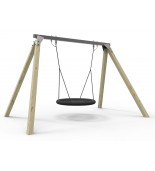 Metal playground swing beam - 2 hangers