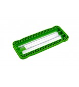 Siedzisko gumowe curve z łańcuchem - zielone jabłuszko