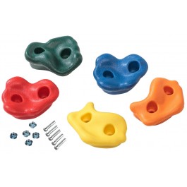 Klettergriffe aus Kunststoff für Kinder Spielplatz