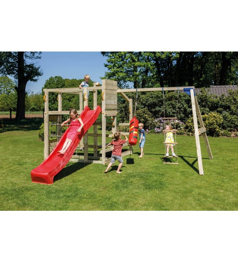 Crossfit-Spielplatz mit Schaukel