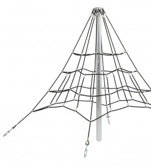 Pyramide des verstärkten Seils - 2m
