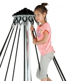 Pyramide des verstärkten Seils - 3,5m