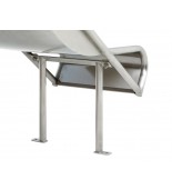 Edelstahlrutsche Steg On 2,4 m – 1250 mm