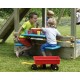 Picknicktisch mit Sitzen für den Spielplatz