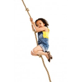 Corde d'escalade avec 3 nœuds pour le aire de jeux