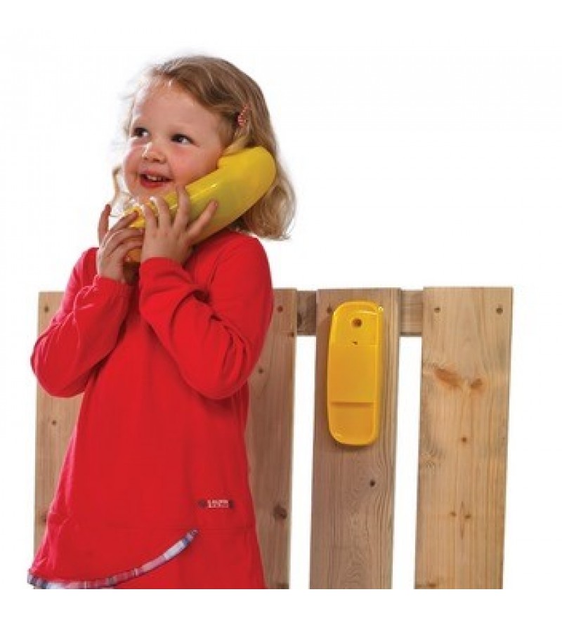 Téléphone pour aire de jeux qui émet du son
