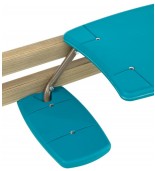Table de pique-nique avec sièges pour aire de jeux