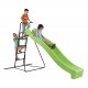 Échelle en métal avec plate-forme pour glisser 3m de long