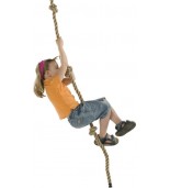 Corda da arrampicata con 3 nodi per il parco giochi