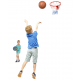 Canestro da basket con rete per bambini