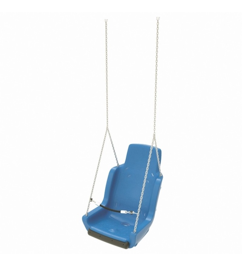 Columpio manual infantil con juego de cadenas