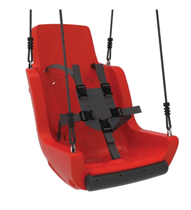 Columpio de cuerda para necesidades especiales con arnés de seguridad