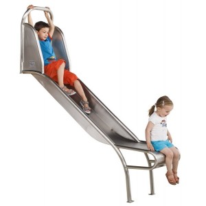 Tobogán de acero inoxidable Stur de 2,4 m – 1000 mm