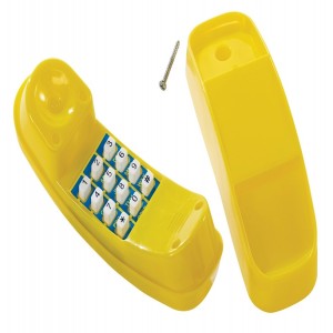 Teléfono parque infantil que emite sonido