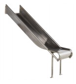 Tobogán de acero inoxidable Steg de 2,7 m – 1500 mm