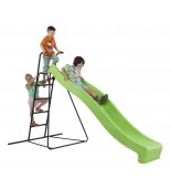 Escalera metálica con plataforma para tobogán de 3 m