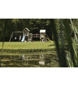 Parque infantil Ático + Kiosk + columpio + Puente