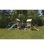 Parque infantil Ático + Kiosk + columpio + Puente