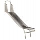 Tobogán de acero inoxidable Stur de 2,8 m – 1250 mm