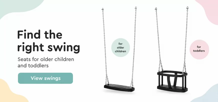 Find the right swing — Seats for older children and toddlers — View swings — Older children — Toddlers