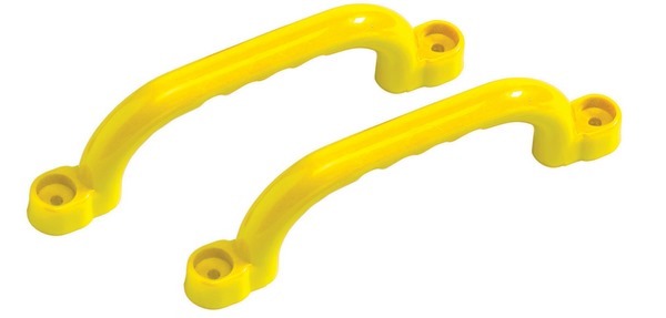 Maniglie per un parco giochi giallo giallo giallo