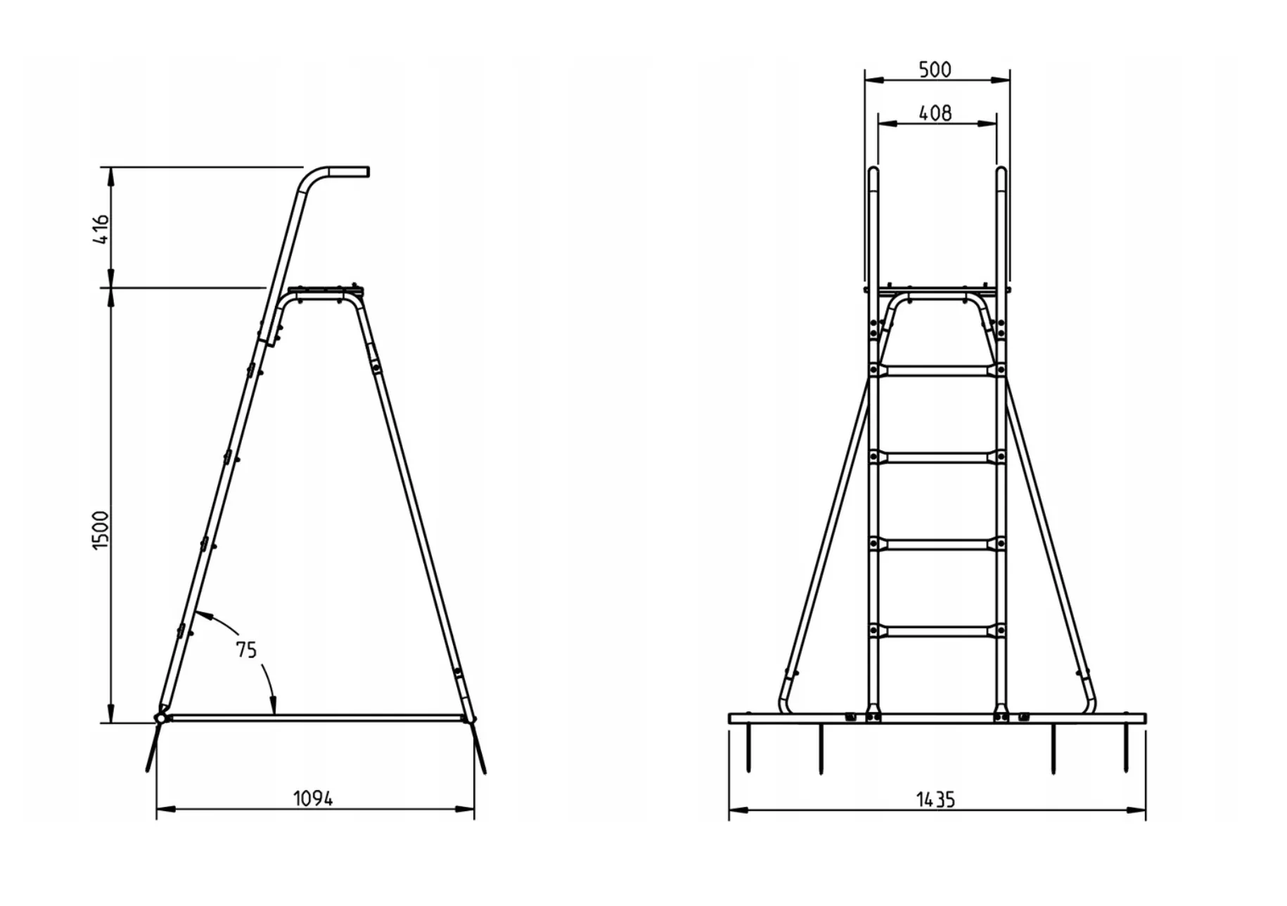 Rocli Folding 3 m Water Slide with Ladder – product detail 1